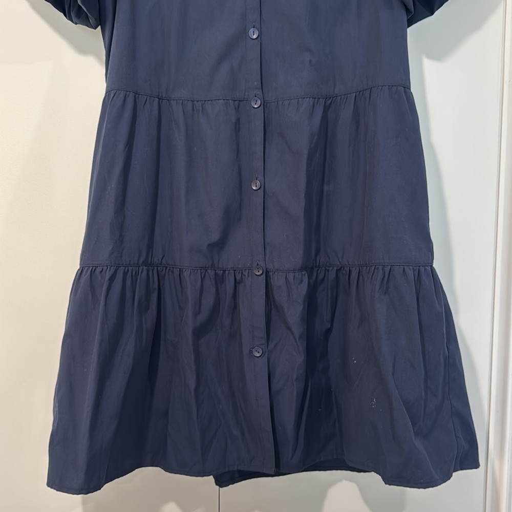 Brochu Walker Navy Dress Size Medium - Picture 4 of 4